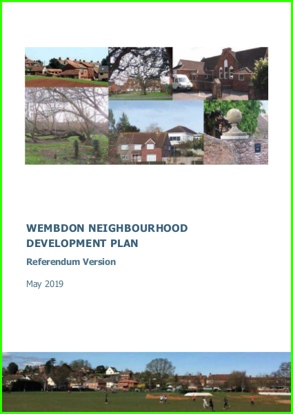 Front cover of adopted Neighbourhood Plan